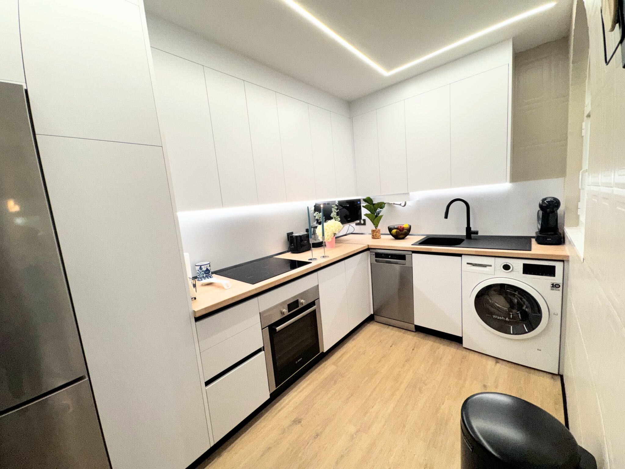 Reforma sin obras cocina Pardo. Granada